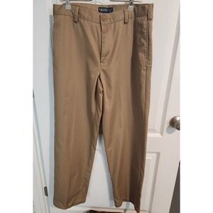 Izod American Chino Straight Classic Fit Khaki Pants 32x32 Cotton Classic Office